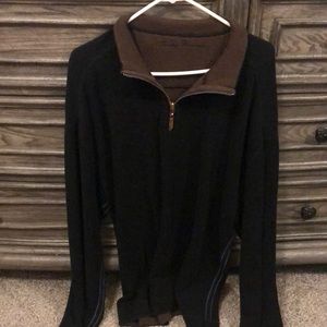 Tommy Bahama 3/4 zip pullover reversible